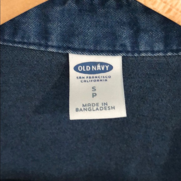 DONATED: Old Navy Chambray Long-Sleeve Shirtdress - Picture 5 of 7